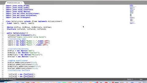 GUI Calculator Program In Java Using Swing | Simple Calculator In Java Using Swing | Java Tutorial