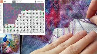 Cross Stitch: Stitch With Me #452 (with talking)