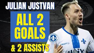 Julian Justvan - All 2 Goals Assists For Sv Darmstadt Skills Highlights