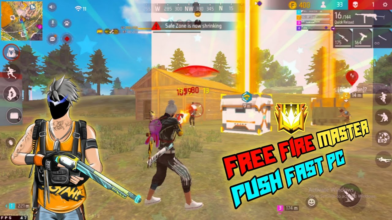 free fire master push নতুন পিছিতে মাস্টার পুস দিলাম 😱😰 #freefire - YouTube