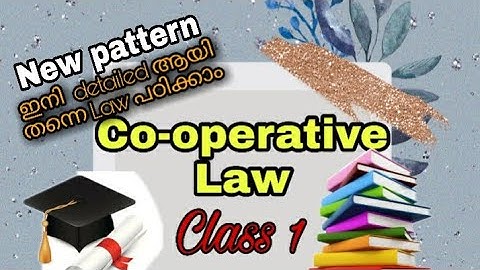 CO-OPERATIVE LAW CLASS 1 -INTRODUCTION(DETAILED)||CO-OP LAW ACT&RULES CLASS