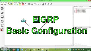 EIGRP Basic configuration Part 1 || GNS3 Labs ||Distance vector Routing Protocol|| Dinesh Kumar