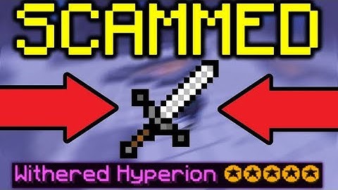 Hyperion Wither Impact scammer
