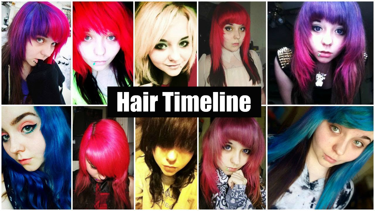 MY HAIR TIMELINE - YouTube