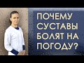 Суставы на погоду. Причины беспокойств, болей и ноющих суставов при смене погоды. Что делать?