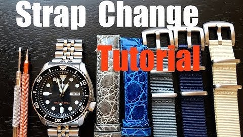 How To Change A Watch Strap - Watch Strap Change TUTORIAL