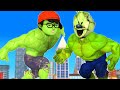 Scary Stranger 3D - Nickhulk  and Tani Ironman vs Giant IceScream and Zombie Funny Gaming