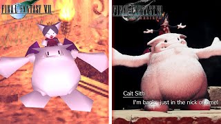 Final Fantasy VII Rebirth  Cait Sith Sacrifice Scene Comparison (Original vs Rebirth)