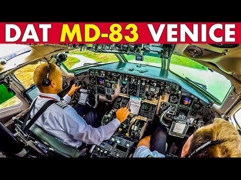Piloting the DAT MD80 into Venice