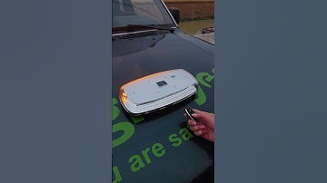 Remote control mini strobe light bar, wireless magnetic flashing lights for truck, emergency vehicle
