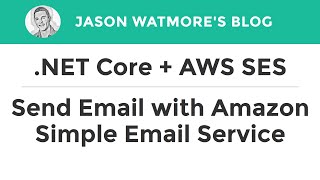 .net core c#   aws ses - send email via smtp with aws simple email service