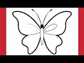 كيف ارسم فراشة سهلة بالخطوات