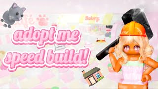Adopt me cat cafe speed build! 🐾🍋🌸