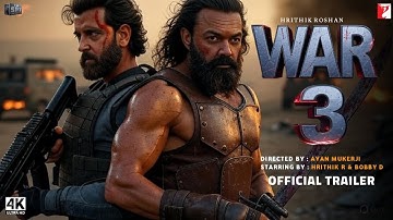 War 3 : Official Trailer | Hrithik Roshan | Bobby Deol | Ayan Mukerji | Kiara Advani | War 3 Trailer