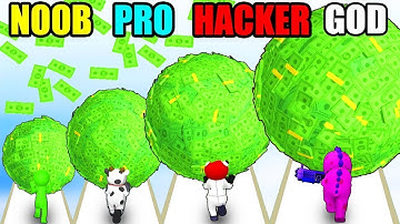 NOOB vs PRO vs HACKER vs GOD Money Roll 3D