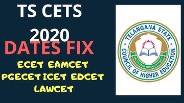 TS CETS 2020 latest news, TS EAMCET 2020 exam date latest news, ECET, PGECET, ICET, EDCET, LAWCET