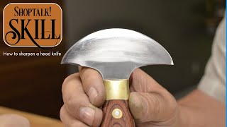 How to Sharpen a Head Knife | Make Better Cuts in Leather with your Round Knife