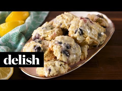 Blueberry Cream Cheese Cookies | Delish