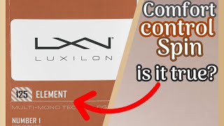 Comfort and Control in the same string?! (Luxilon Element Review) - Alex Tennis