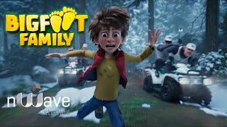 "Adam escapes" from Bigfoot Family (2020) | nWave Studios