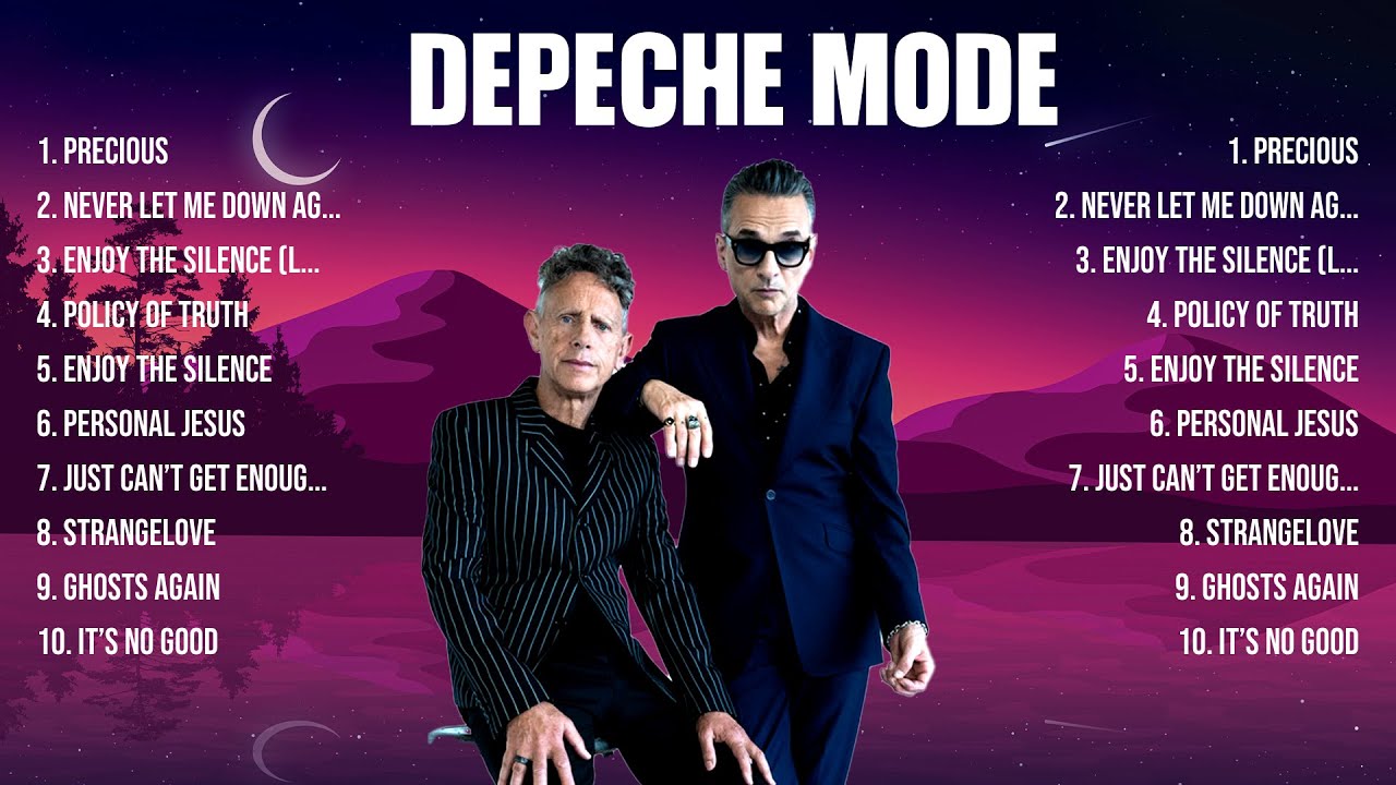 Depeche Mode Greatest Hits 2024 Collection   Top 10 Hits Playlist Of All Time