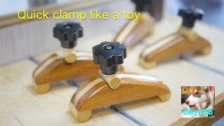 Toy-like T slot quick clamp
