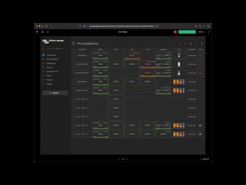 Webinar - Victron Remote Management: dark mode, teams, customise & cool enhancements