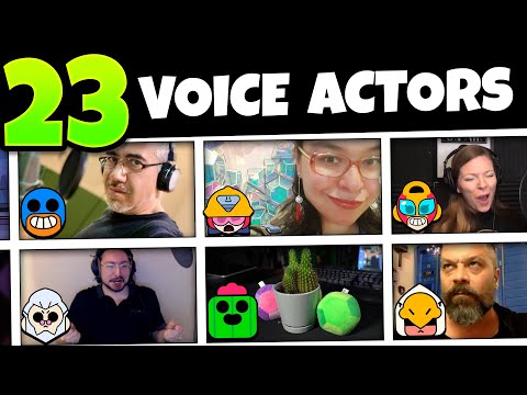 ALL Brawl Stars Voice Actors (2021)