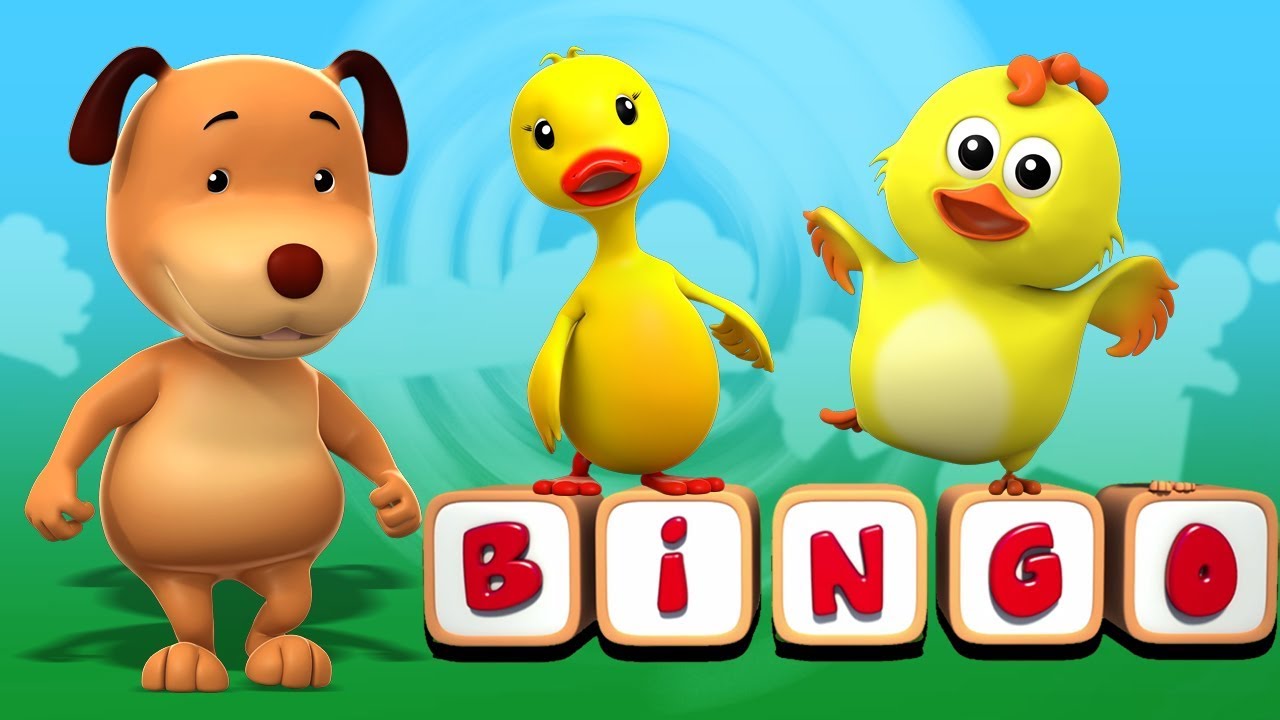 bingo anjing anak anak puisi lagu  pendidikan kartun  