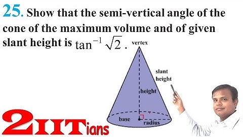 Application of Derivatives Exercise 6.5 Q25 NCERT Class XII | IIT JEE