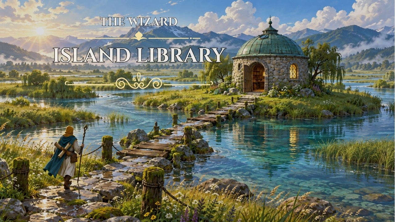 The Wizard’s Island Library | Medieval Fantasy Music for Focus & Relaxation