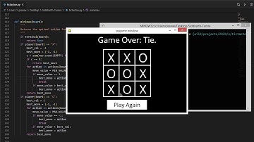 CS50 AI 2020 Project 0b : Tic Tac Toe