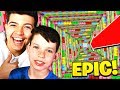 PLAYING MINECRAFT DROPPER with MY LITTLE BROTHER!