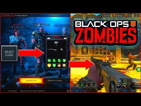 BO4 ZOMBIES: &rsquo;HOW TO PICK CLASS TUTORIAL!&rsquo; | CALL OF DUTY BLACK OPS 4 ZOMBIES SELECT CLASS GUIDE