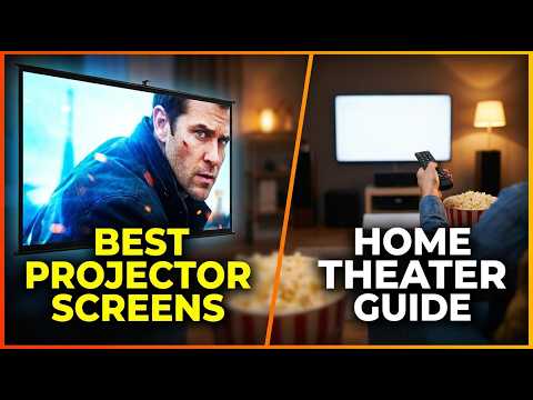 TOP 5 Best Projector Screens For Your Home Theater 2026
