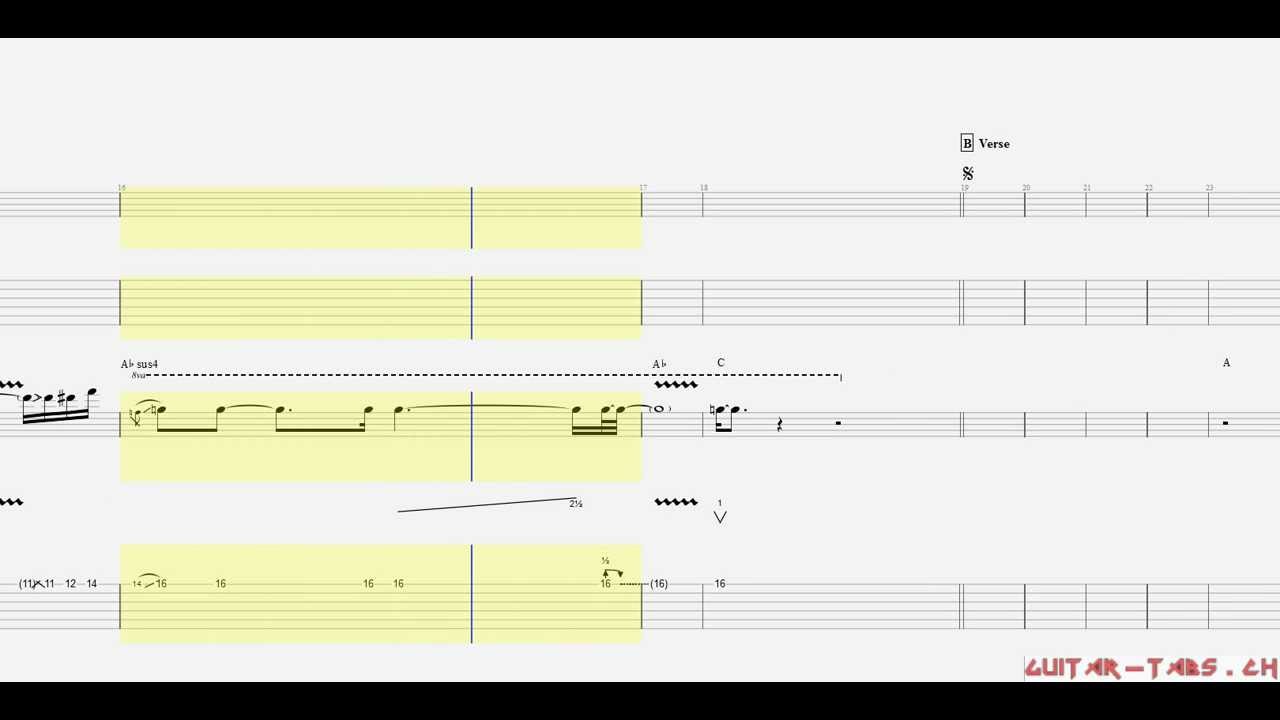 steelheart shes gone guitar pro tab