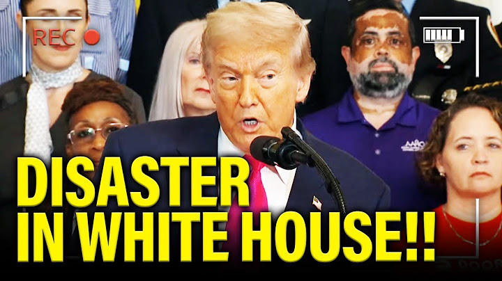 Trump has MELTDOWN in WH at DISASTER EVENT