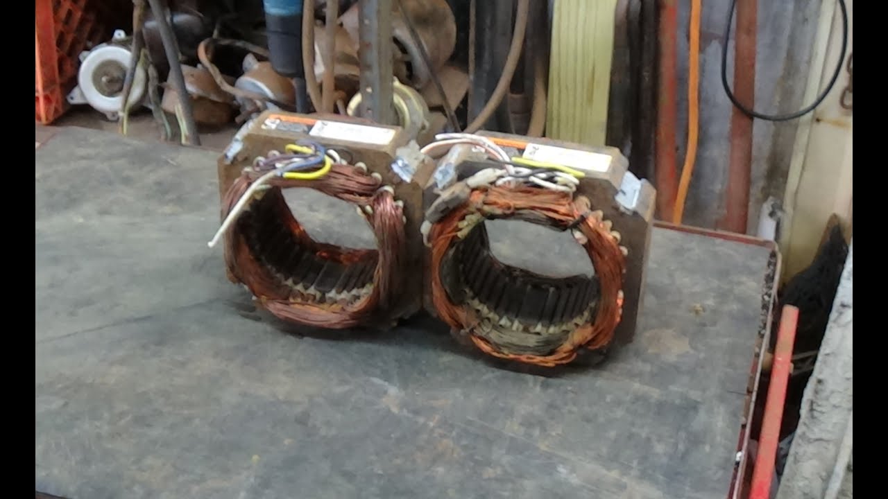 How much copper is in a washing machine motor YouTube