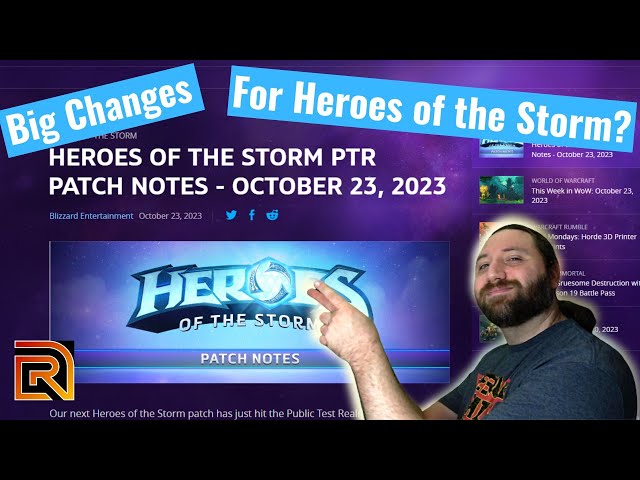 Ten Ton Hammer  HEROES OF THE STORM PTR PATCH NOTES – AUGUST 31, 2020