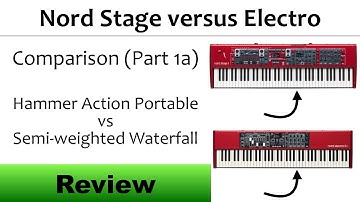 Nord Stage 3 versus Nord Electro 5D Keybed Comparison (Part 1A)
