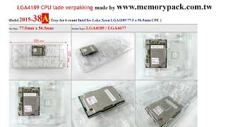 Lga4189 Cpu Lade Verpakking 77.5 X 56.5