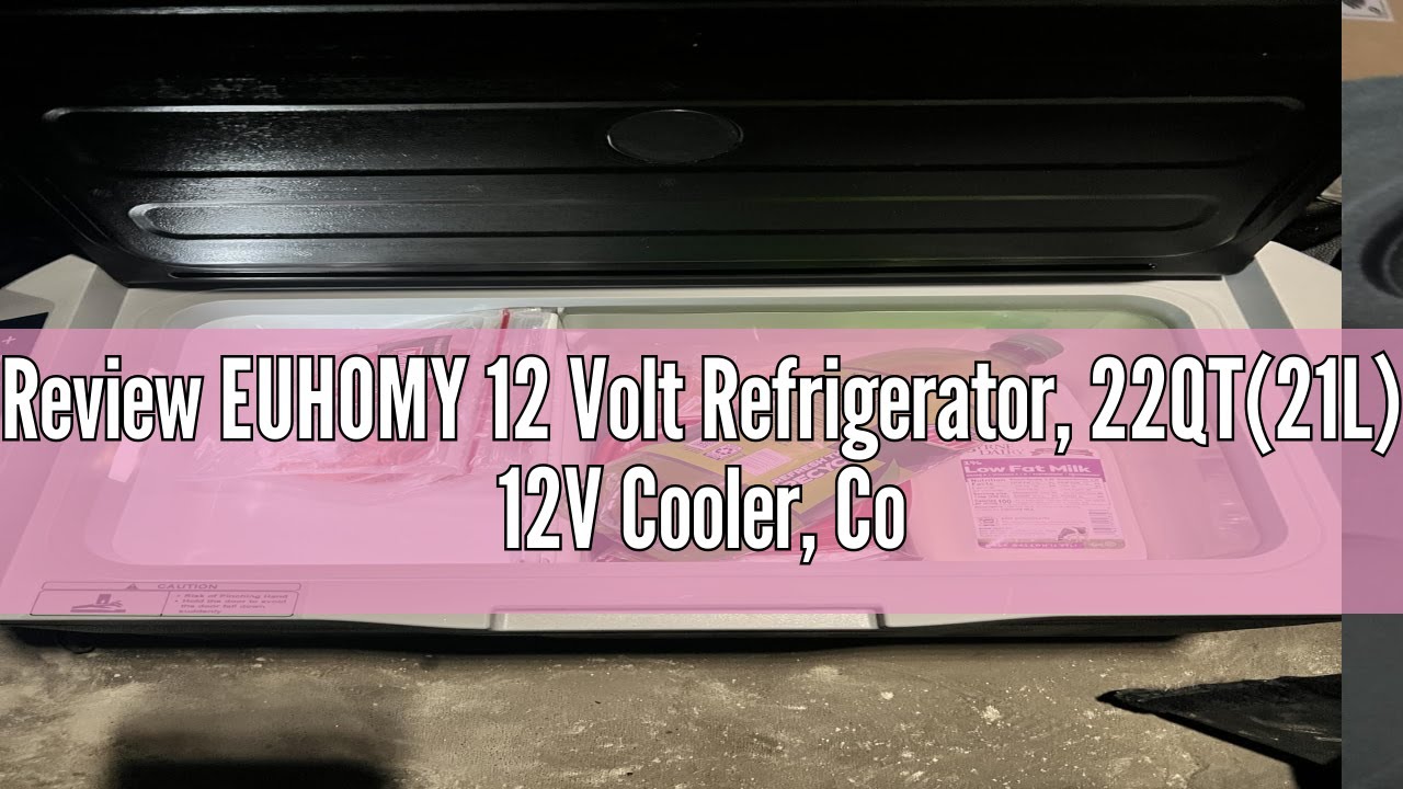 Review EUHOMY 12 Volt Refrigerator, 22QT(21L) 12V Cooler, Compressor Electric Cooler -4℉~68℉, 12V Fr