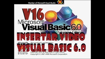 Como insertar un vídeo en Visual Basic 6.0.