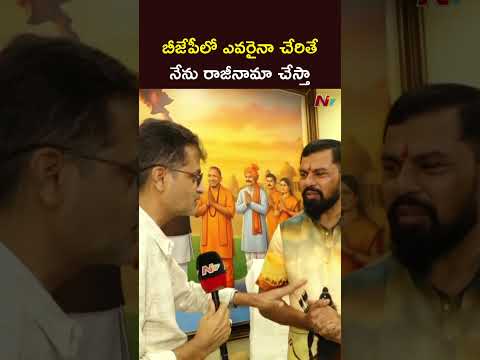 బీజేపీలో ఎవరైనా చేరితేనేను రాజీనామా చేస్తా: BJP MLA Raja Singh | NTV Telugu