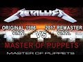 METALLICA - Master of Puppets ORIGINAL VS REMASTER [Vinyl Comparison] HD