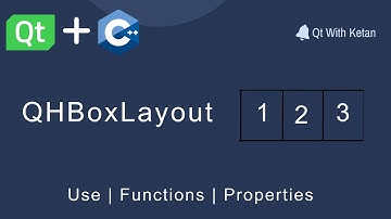 Qt QHBoxLayout | How to use QHBoxLayout | Qt C++ | Qt Creator | Qt Tutorial