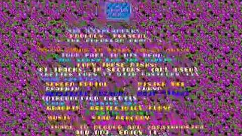 Atari ST- European Demos - First screen.