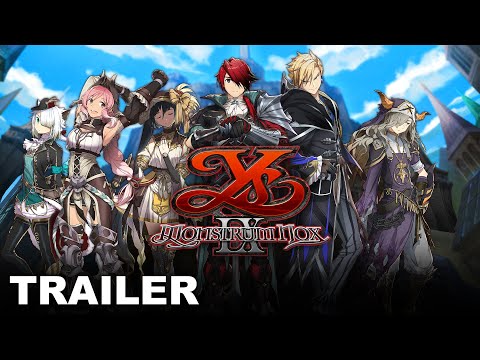 Ys IX: Monstrum Nox - Character Trailer (PS4, Nintendo Switch, PC)