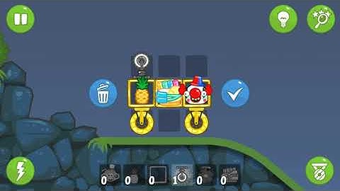 Bad piggies hidden loot crates wooden crate while Angry birds is sleeping
