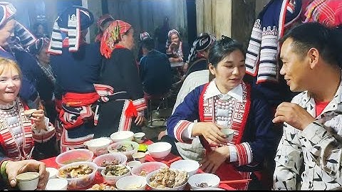 đám cưới  dân tộc dao đỏ trên núi nhộn nhịp hát páo zung p2